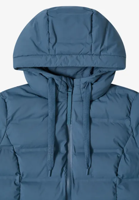 Jas met getapete naden moonstone blue