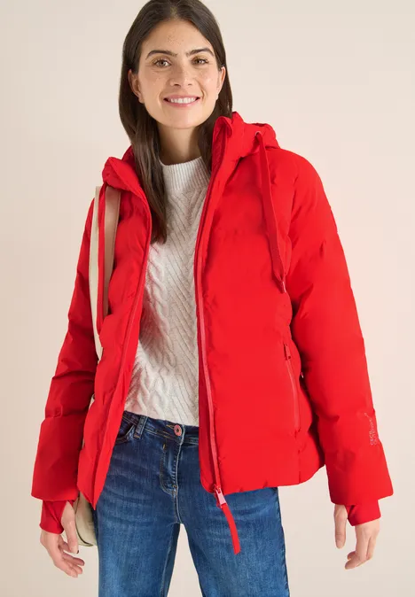 Jacke mit verklebten Nähten pumkin orange