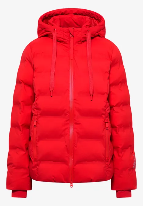 Jas met getapete naden pumpkin orange