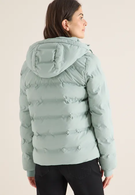 Jacke mit verklebten Nähten smoke salvia