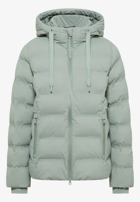Jacke mit verklebten Nähten smoke salvia