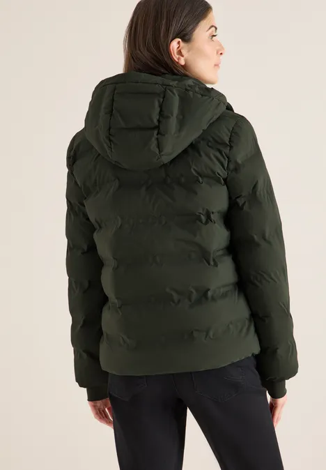 Jacke mit verklebten Nähten olive wood
