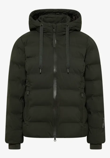 Jas met getapete naden olive wood