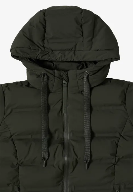 Jas met getapete naden olive wood