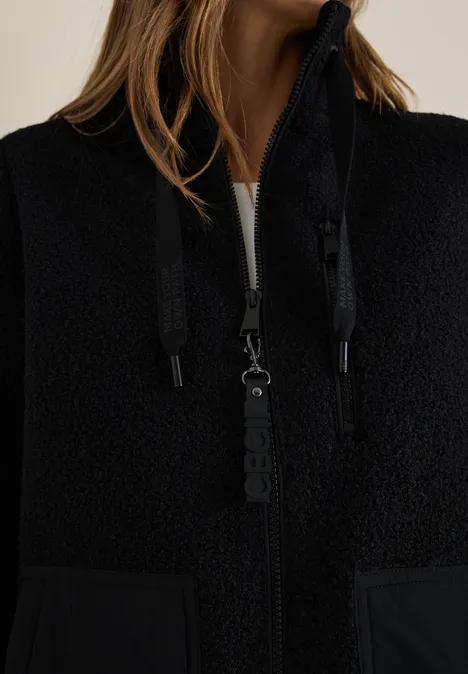 Gezellig jack met details Black
