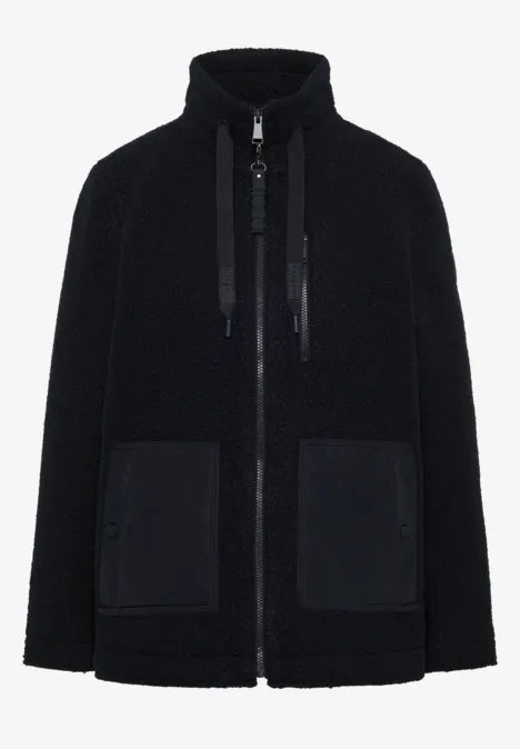 Kuschelige Jacke mit Details dark navy blue