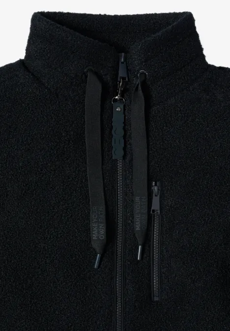 Kuschelige Jacke mit Details dark navy blue
