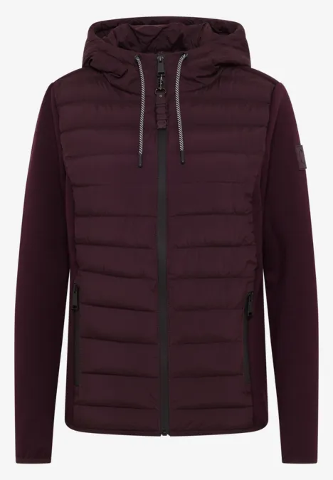 Scuba Mix Jas dark plum