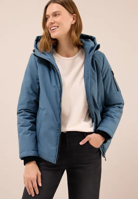 Gefütterte Jacke moonstone blue