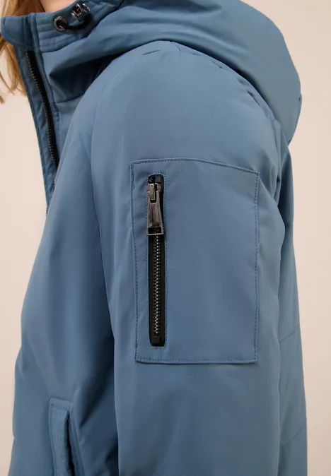 Gefütterte Jacke moonstone blue