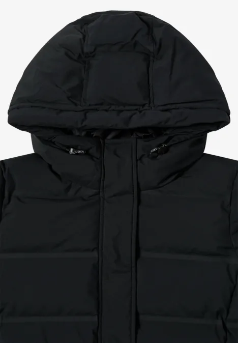 Sportive Jacke mit Kapuze Black
