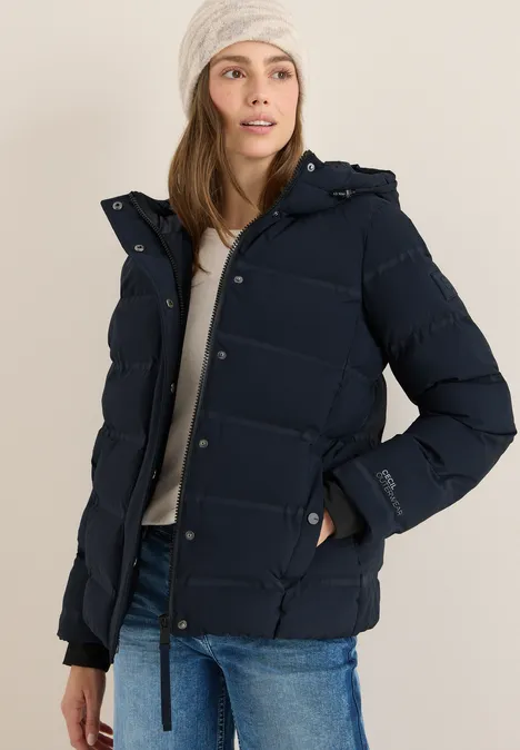 Sportive Jacke mit Kapuze dark navy blue