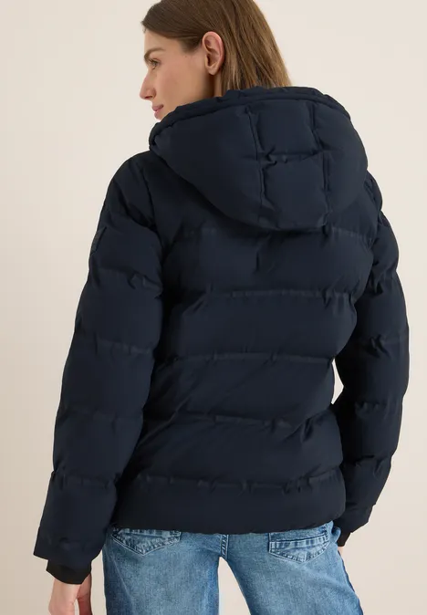 Sportive Jacke mit Kapuze dark navy blue