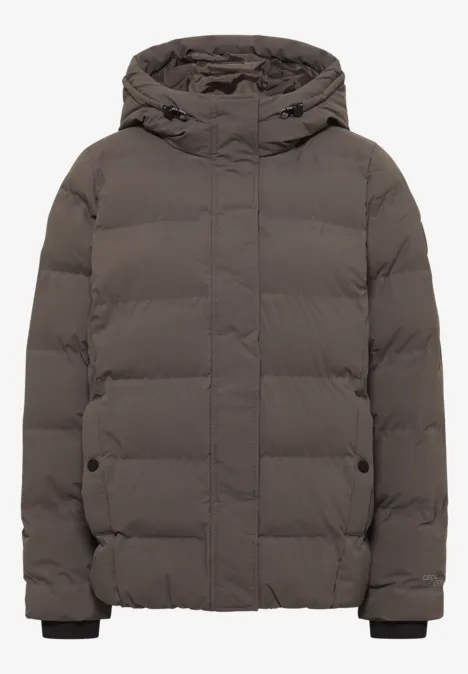Veste sportive avec capuche mushroom taupe