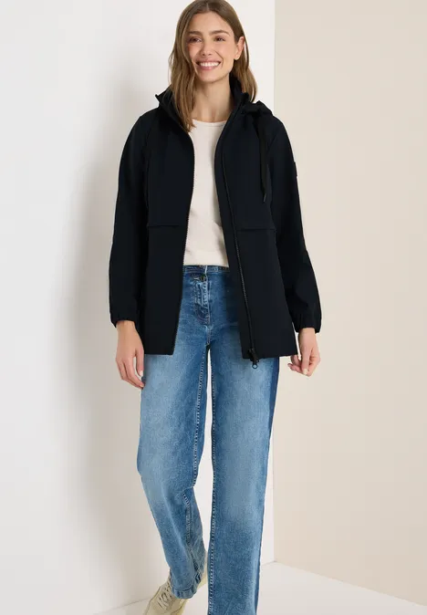 Kurze Trench Jacke dark navy blue