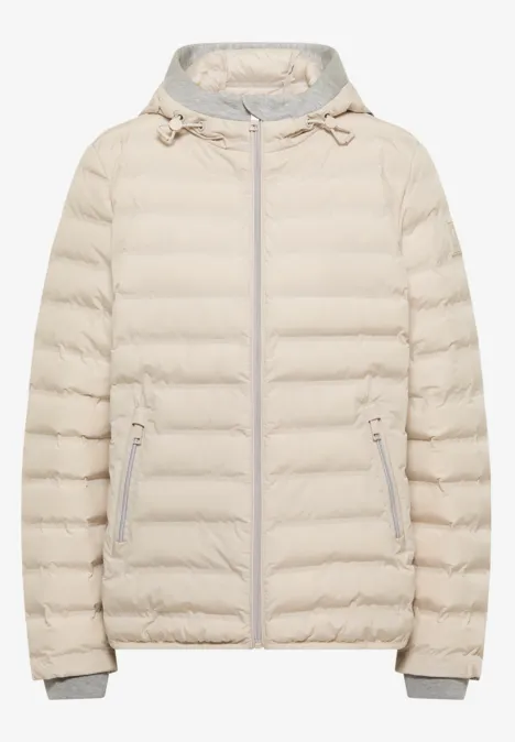 Jacke in Welded-Optik dust beige