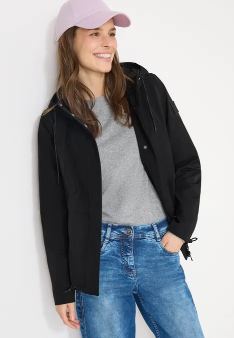 Coupe-vent avec sweat à capuche Black