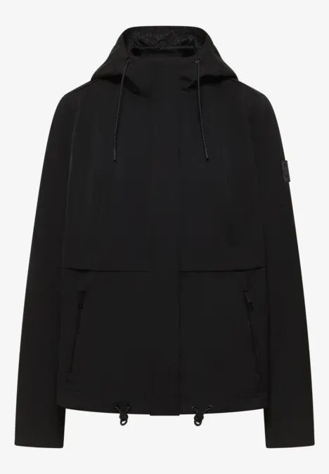 Windjack met capuchon Black