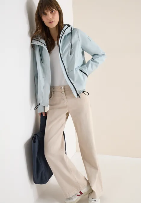 Windbreaker mit Hoodie watercolour blue