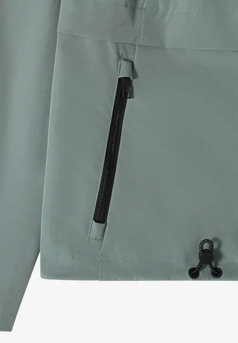 Windbreaker mit Hoodie kelp green