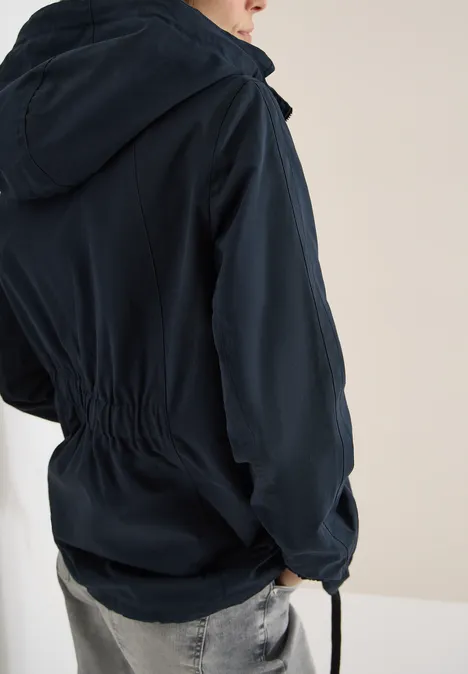 Midi-Jacke blue navy