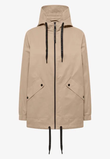 Midi-Jacke crispy camel