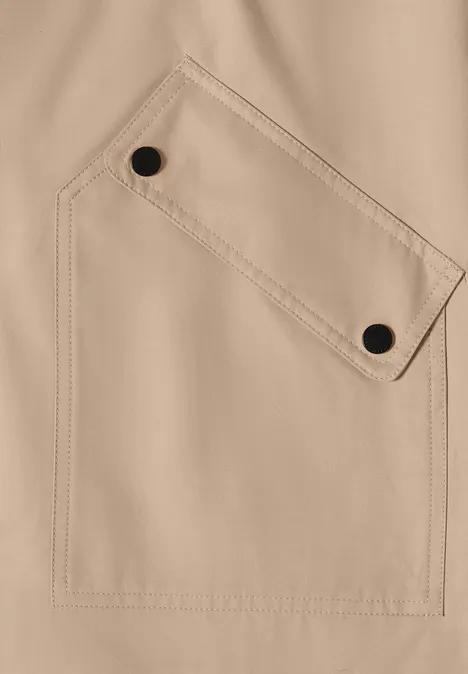 Midi-Jacke crispy camel