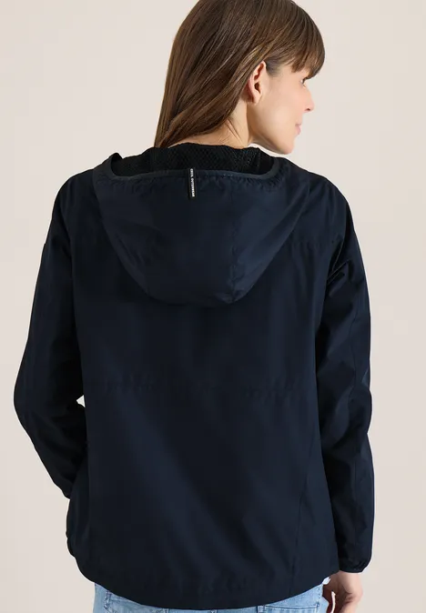 Veste avec capuche et cordon de serrage blue navy