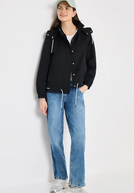 Jas met trekkoord Black