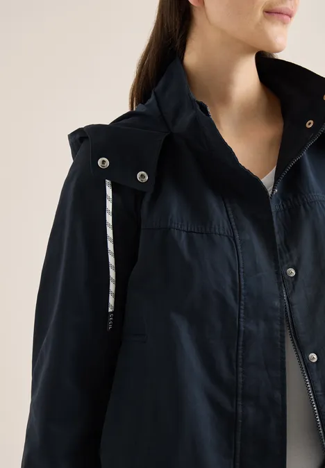 Jas met trekkoord blue navy