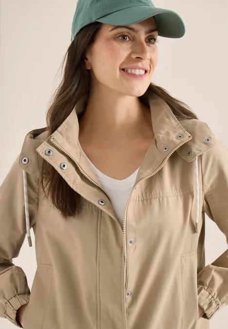 Jas met trekkoord crispy camel Jas met trekkoord crispy camel