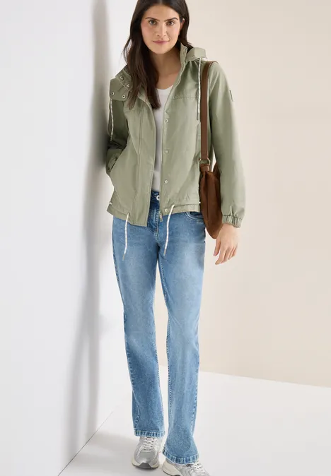 Jas met trekkoord chlorella green