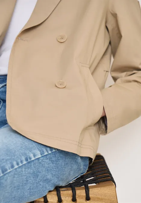 Trench-coat court crispy camel Trench-coat court crispy camel