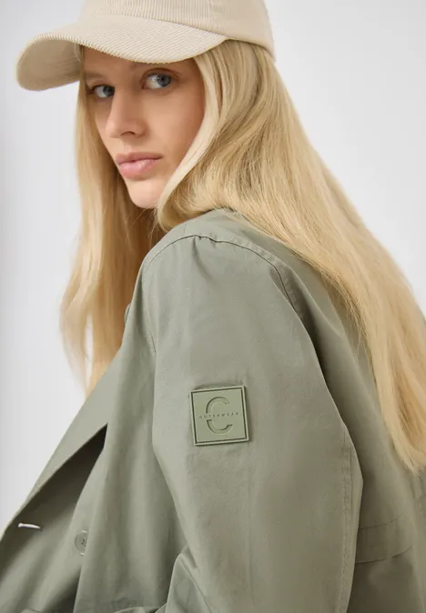 Trench-coat court chlorella green Trench-coat court chlorella green