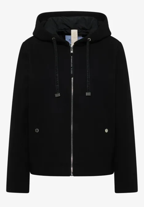 Hoodie Jacke Black