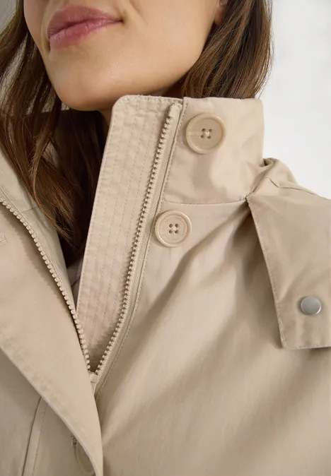 Midi Trenchcoat crispy camel