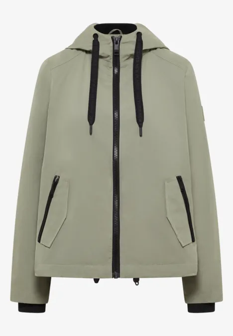 Kurze Jacke chlorella green