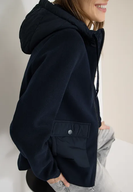 Kurze Jacke blue navy