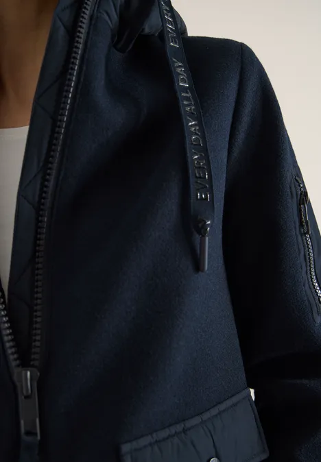 Kurze Jacke blue navy
