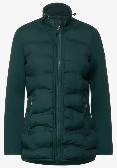Veste scuba dans un mélange de matières ponderosa pine green