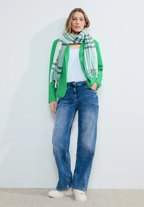 Piqué Blazer celery green melange