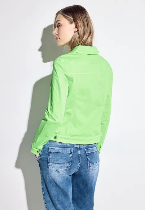 Colour Jeansjacke matcha lime