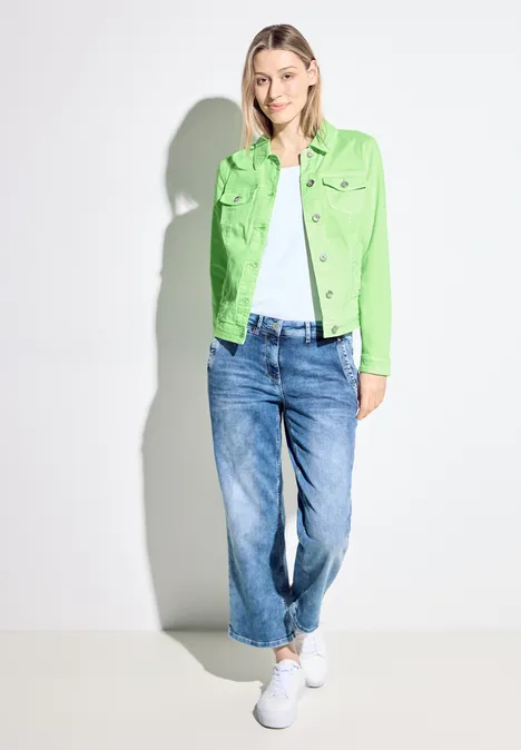 Colour Jeansjacke matcha lime