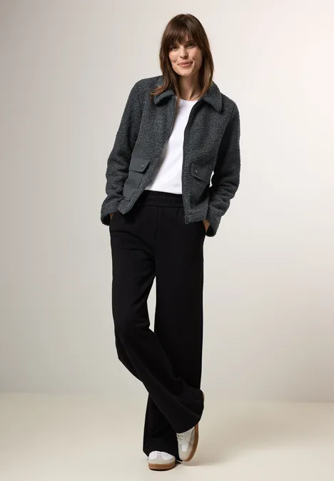 Teddy Jacke grey fusion