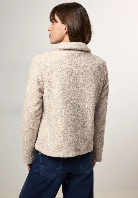 Teddy Jacke teddy vanilla white