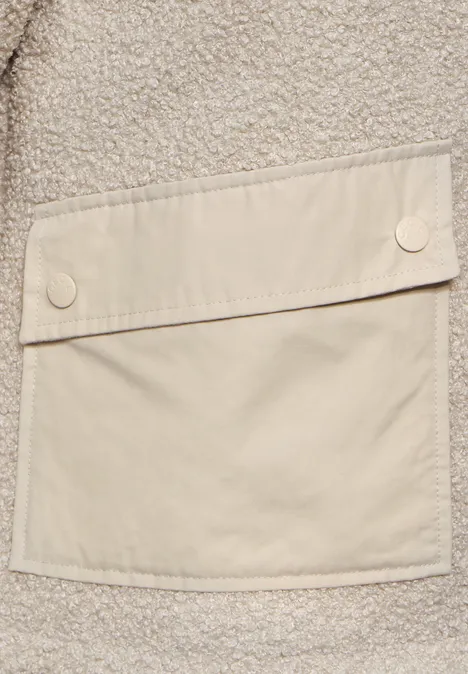 Teddy Jacke teddy vanilla white