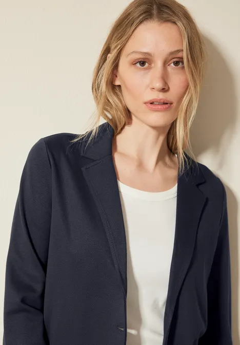 Lange blazer universal blue