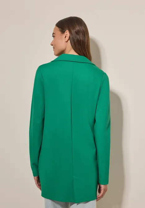 Lange blazer malachite green