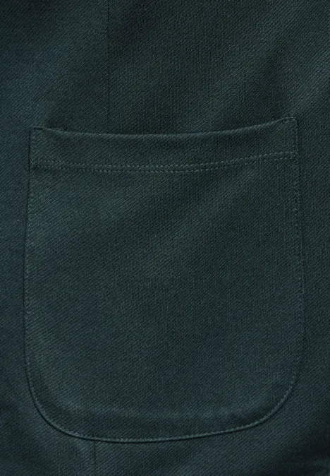 Basis gestructureerde blazer fir green
