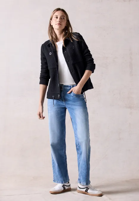 Strukturjacke universal blue